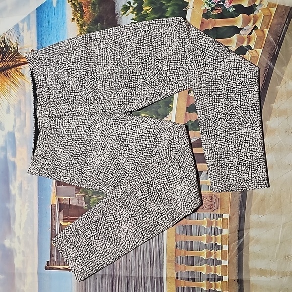 Banana‎ Republic Ryan Boa Print Pants Size 0 - Picture 1 of 7